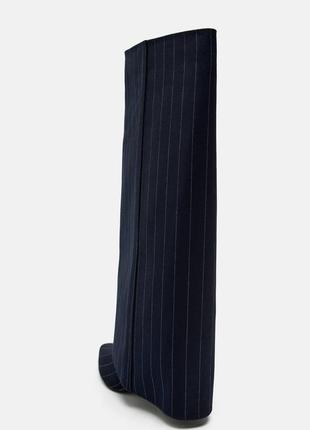 Высокие текстильные ботинки на каблуках в форме гетров6 фото