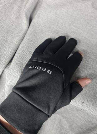 Перчатки без пальцев, спортивные перчатки, мужские перчатки, перчатки для велосипеда бега спорта, перчатки, перчатки весна осень зима, перчатки4 фото