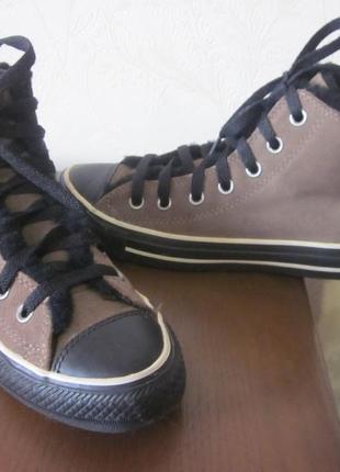 Converse all star утепленные с мехом 35-35.5 размер.