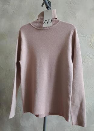 Світер гольф zara з люрексом, нарядний