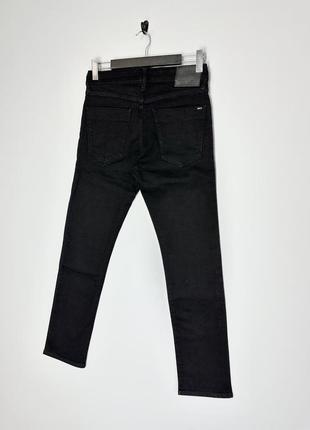 Tommy hilfiger черные базовые джинсы модели slim4 фото