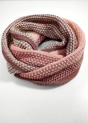 Теплий великий снуд хомут / шарф нескінченність