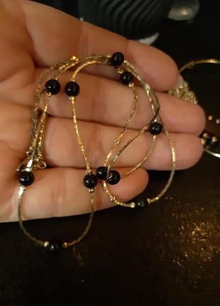 Цепочка с бусинами, идеальный винтаж