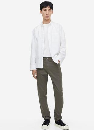 Мужские брюки 30/32 slim fit из хлопка h&amp;m