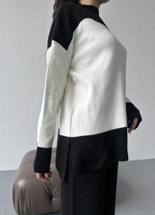 Розпродаж!  зниження ціни!
теплий жіночий костюм  светр оверсайз та брюки палаццо 
виробник фабричний китай 
•арт# 1975 фото
