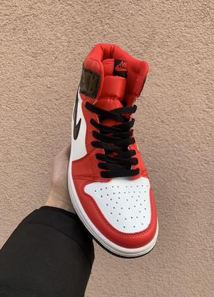 Nike air jordan1 retro high og white red black