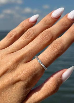 Каблеск кольцо колечко кольццо серебро пандора pandora silver s925 ale с биркой паве и белая эмаль7 фото