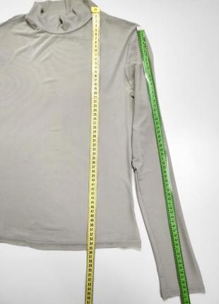 Базовый гольф сетка / водолазка сеточкой прозрачная блузка7 фото