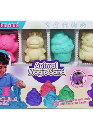 Кинетический песок "animal magic sand" от imdi