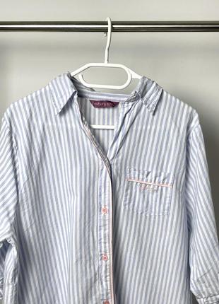 Удлинённая рубашка пижама ночнушка foxbury для дома и сна3 фото