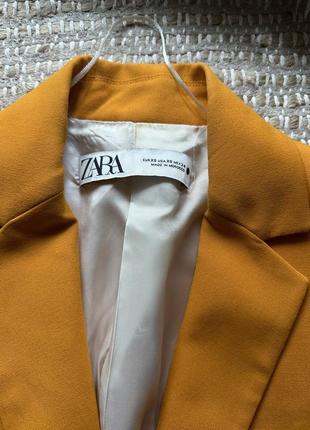 Пиджак оранжевый zara2 фото
