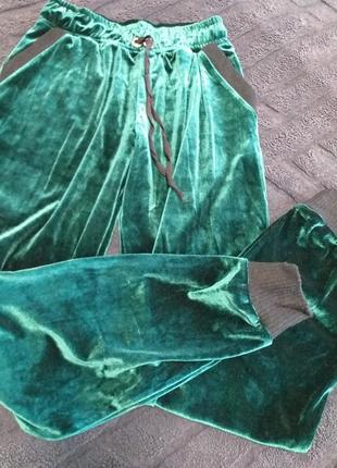 Штаны женские бархатные на каждый день