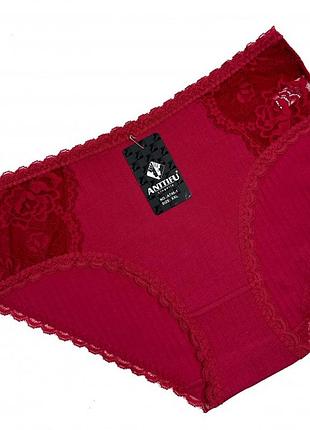 Труси жіночі antifu, бавовна з мереживом, 44 46 48