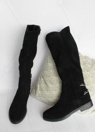 Зимние кожаные, замшевые ботинки, сапоги 40 размера