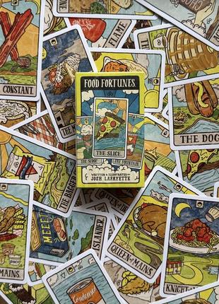 Новая шикарная колода карт таро food fortunes с пищей8 фото