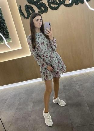 Платье платье в цветочный принт