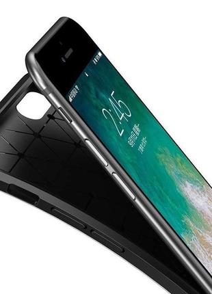 Чехол fiji ultimate carbon для apple iphone 6 / 6s противоударный бампер черный4 фото