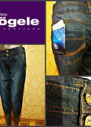 Комфортні джинсові бриджі відомого шведського бренду charles vögele.