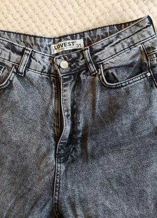 Сірі базові скінни джинси з високою посадкою