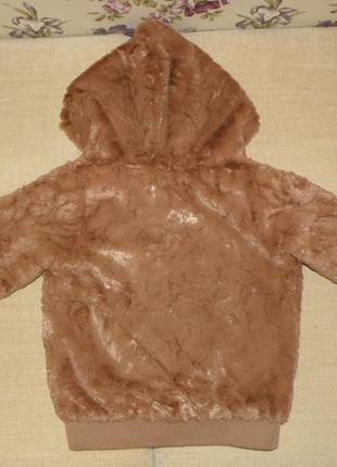 Мягкая лесенка меховая курточка pumpkin patch на модницу4 фото