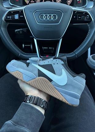 Мужские кроссовки nike air jordan x travis scott “cut thestart” gray white gum