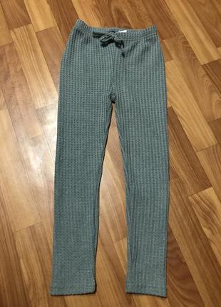 Shein лосины в рубчик
