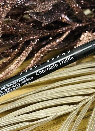 Оригинальный карандаш для глаз bobbi brown perfectly defined gel eyeliner chocolate truffle3 фото