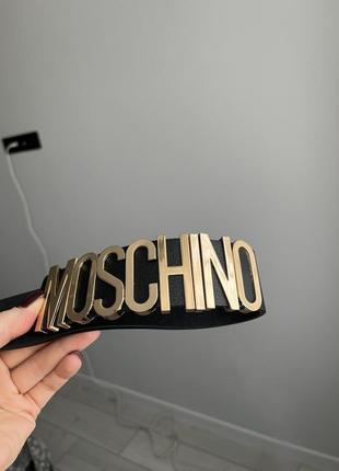 Moschino ремень женский кожаный оригинал4 фото