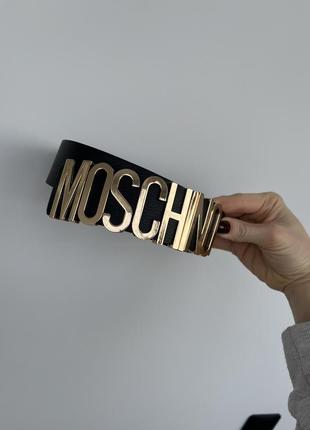 Moschino ремень женский кожаный оригинал3 фото