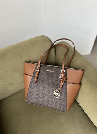 Сумка брендовая michael kors charlotte zip tote оригинал на подарок женщине/девочке