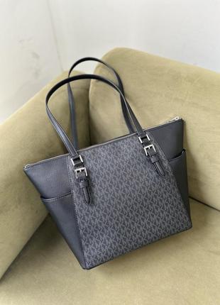 Сумка брендовая michael kors charlotte zip tote оригинал на подарок женщине/девочке2 фото