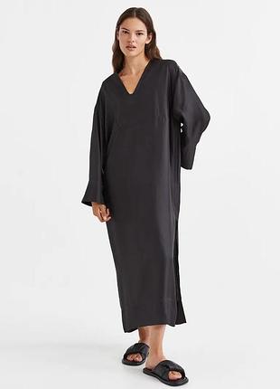 Туника из смесового шелка  premium h&m