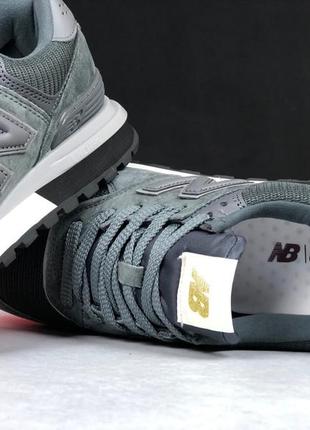 Чоловічі замшеві кросівки new balance 574 classic