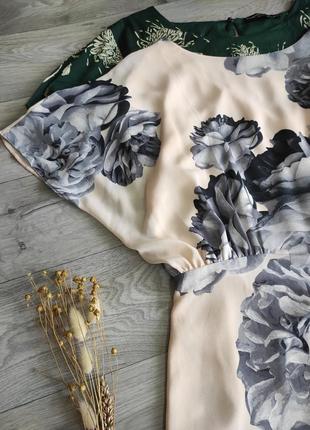 Шикарне нарядне легке літнє плаття футляр квіти5 фото