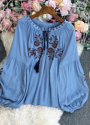 Жіночі вишиті сорочки 5 кольорів