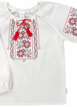 Блузка вышиванка для девочки фирмы бемби