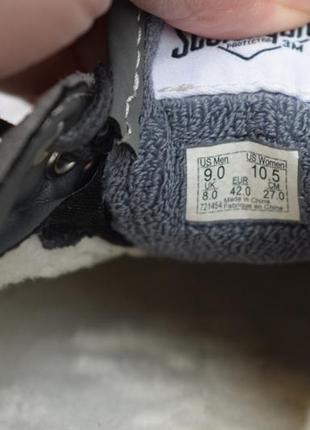 Кожаные зимние кеды кроссовки кросовки сникеры вансы vans р. 42 26,9 см8 фото
