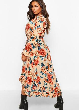 Плаття на захід, у квітковий принт