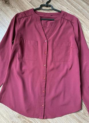 Сорочка бордо м 3