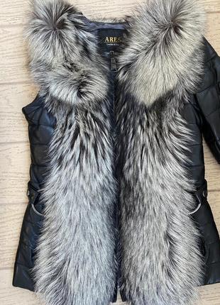 Продам кожаную куртку, жилетку