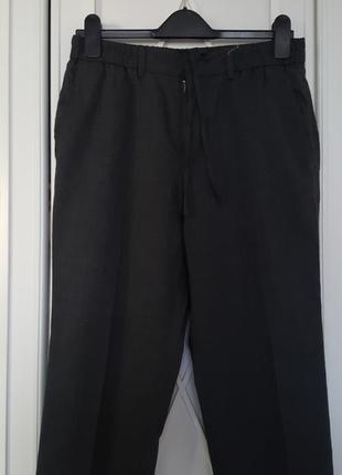 Шерстяные брюки штаны прямого кроя h&amp;m4 фото