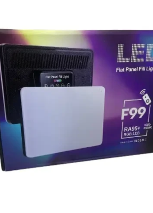 Fill light f99 rgb для фото и видесъемки led лампа профессиональное студийное освещение