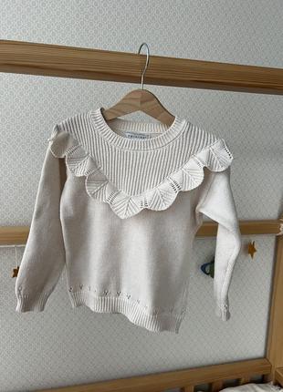 Вязаная кофта 3-4 года