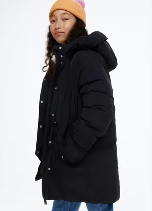 H&m зимова куртка, парка 140, 146, 152(10-12), 158 (12-13y)