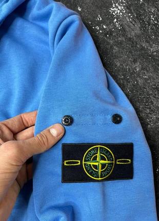 Соп худи stone island голубая зепка4 фото