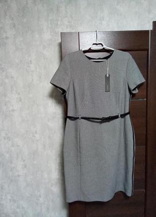 Брендовое новое красивое платье на подкладке р.14-16.3 фото
