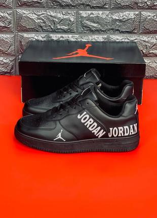 Мужские кроссовки jordan чёрные кеды жордан5 фото
