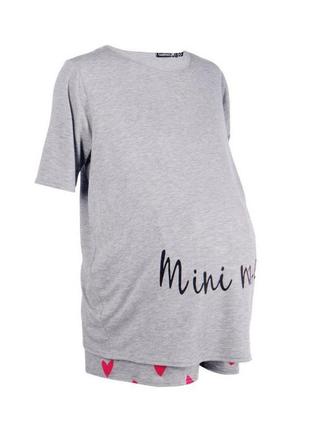 Футболка и шорты для беременных mini me3 фото