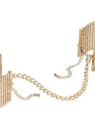 Люкс испания наручники браслеты сбруя цепь bijoux indiscrets desir, металлические, стильные браслеты6 фото