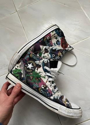 Кеды converse x batman оригинал